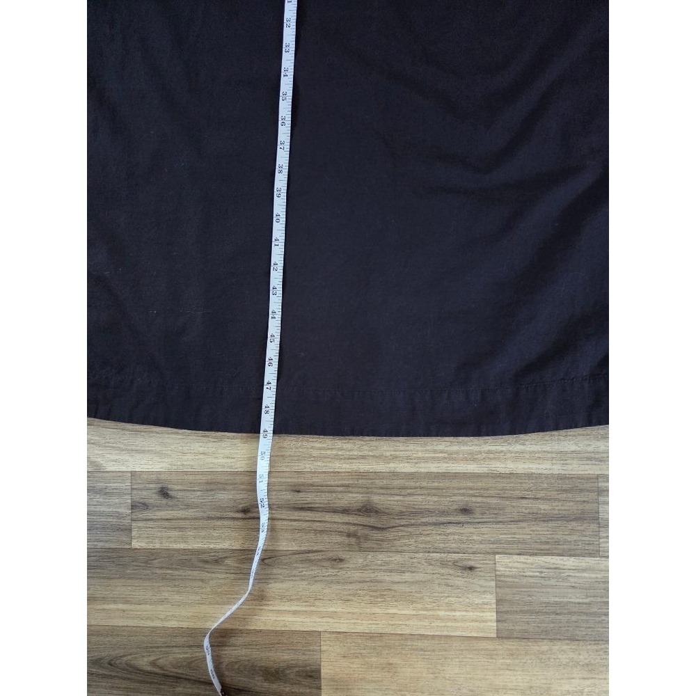 Pact Organic Cotton Linen Maxi Dress Womens L Black Square Neck Boho Minimalist - Picture 10 of 12